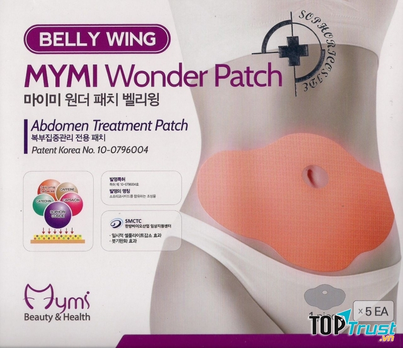 Miếng dán tan mỡ bụng