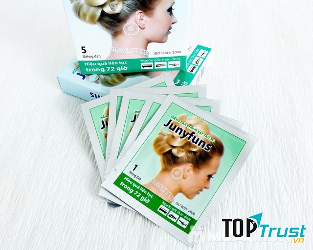 miếng dán thảo dược chống say tàu xe JUNYFUNS