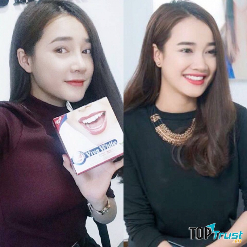 ﻿Miếng Dán Trắng Răng Viva White Của Mỹ 28 Miếng