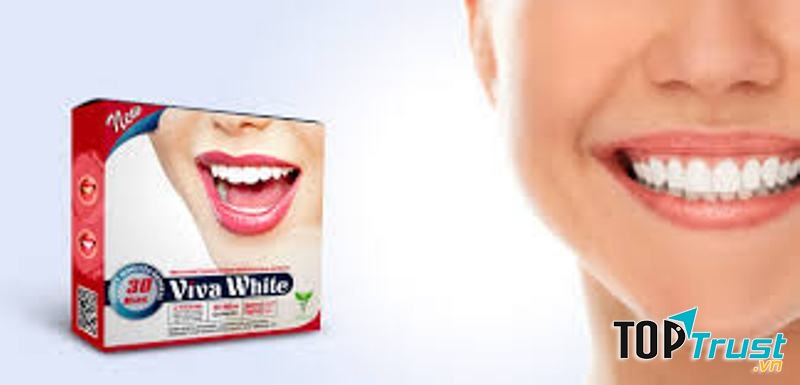 Miếng dán trắng răng Viva White chứa lượng gel làm trắng răng cô đặc, tinh khiết cho hiệu quả nhanh chóng, an toàn và thật đơn giản, giúp bạn có hàm răng trắng sáng tự nhiên và nụ cười đẹp.