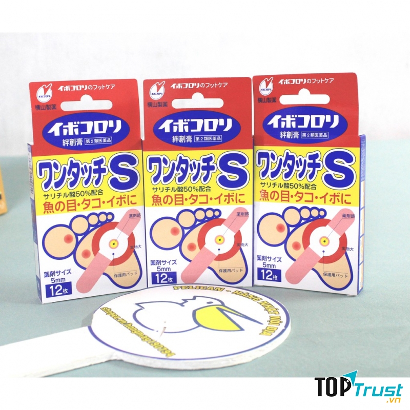 Miếng dán trị mụn cóc ibokorori của Nhật