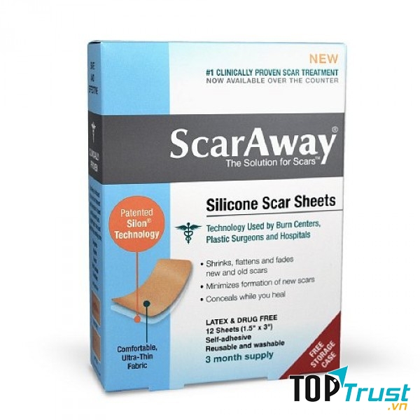 Miếng dán trị sẹo Scaraway Silicone Scar Sheet