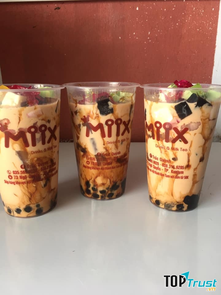 Trà sữa tươi đường nâu là một điểm nhấn độc đáo