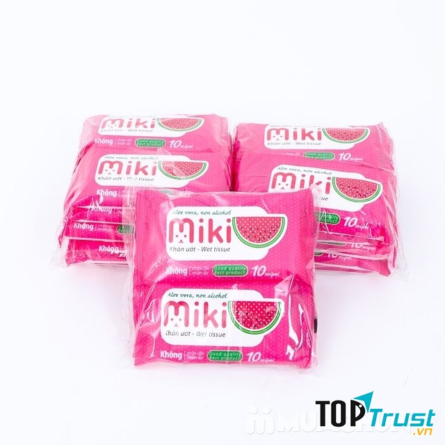Là một trong những thương hiệu trực thuộc tập đoàn Bigben Việt Nam, khăn giấy ướt Mikki là sản phẩm được khuyên dùng cho trẻ sơ sinh và trẻ nhỏ.