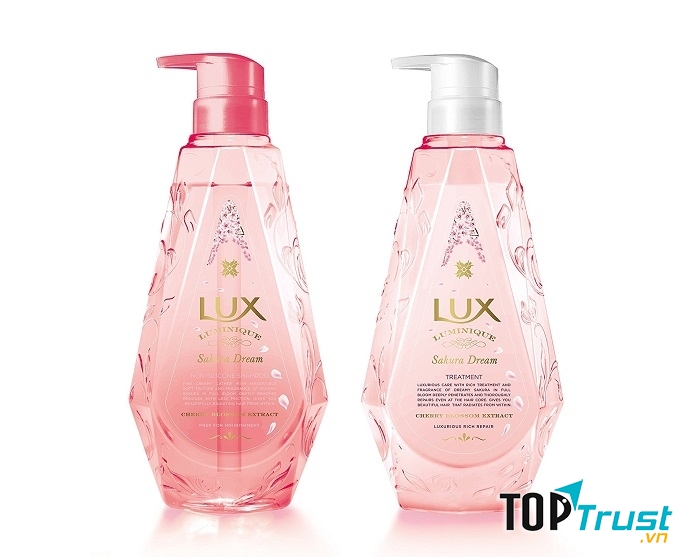 Bộ dầu gội xả Lux Luminique Sakura Dream