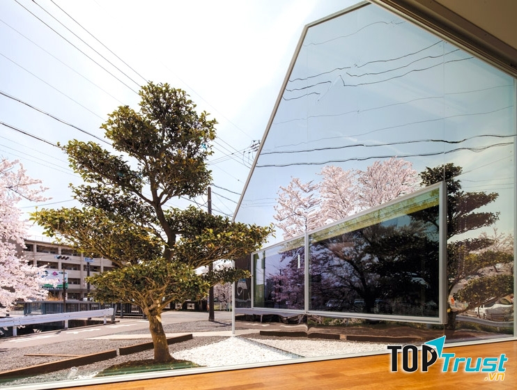 Mirrors gây ấn tượng mạnh với những vị khách của mình bằng những tấm gương dài