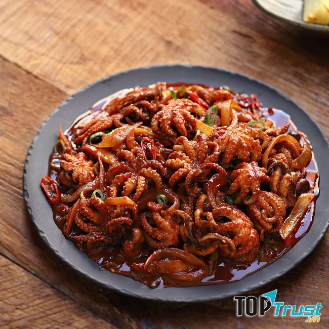 Bạch tuộc sốt cay- Ảnh minh họa