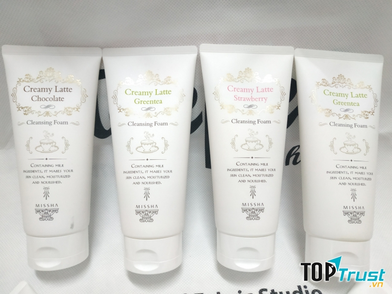 Missha Creamy Latte Green Tea Cleansing Foam