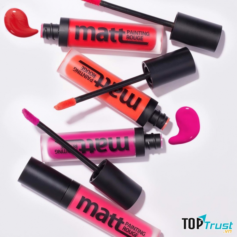 Son Missha Matt Painting Rouge có độ che phủ tốt