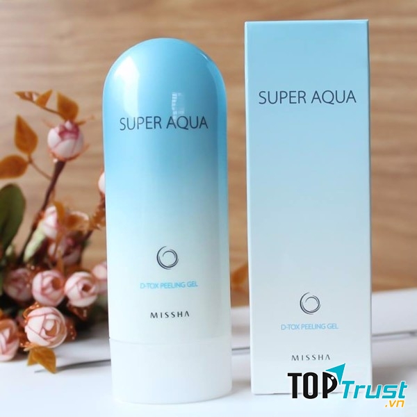 Gel Tẩy Tế Bào Chết Cho Mặt Missha Super Aqua D-Tox Peeling Gel