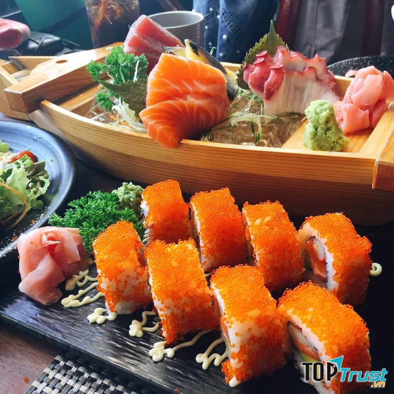 Chất lượng của các món Nhật tại đây rất tốt, được chế biến rất tươi ngon và chuẩn vị