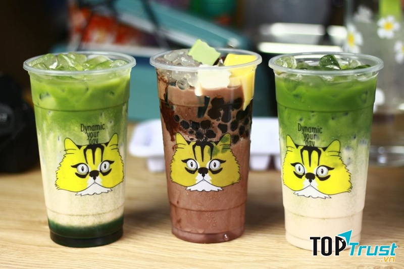 Menu thức uống tại Miu Tea vô cùng phong phú, đặc biệt là Trà Sữa