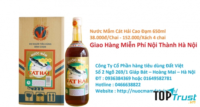 Nước mắm Cát Hải - Hải Phòng luôn mở rộng thị trường
