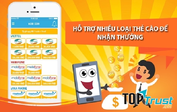 Rất nhiều loại thẻ cào để nhận thưởng