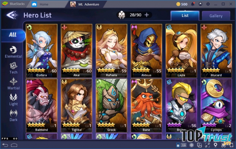 Đồ họa vô cùng bắt mắt với Mobile Legends: Adventure
