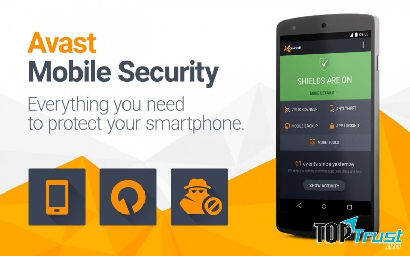 Mobile Security & Antivirus được đánh giá là ứng dụng bảo vệ tốt nhất cho các thiết bị di động