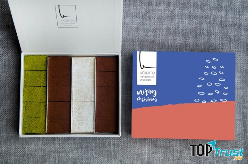 Những viên nama mềm mịn trong chiếc hộp thật xinh