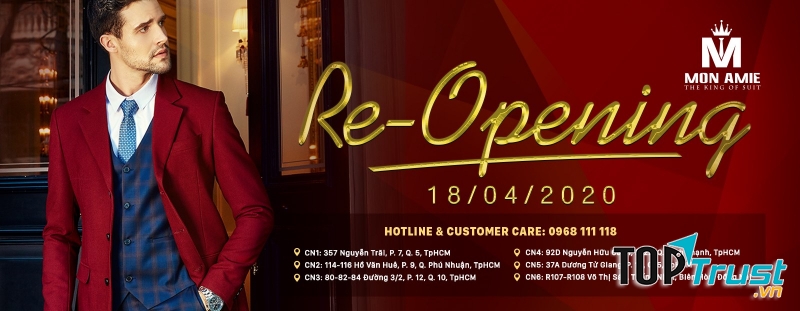 Các chi nhánh của Mon Amie Biên Hoà.