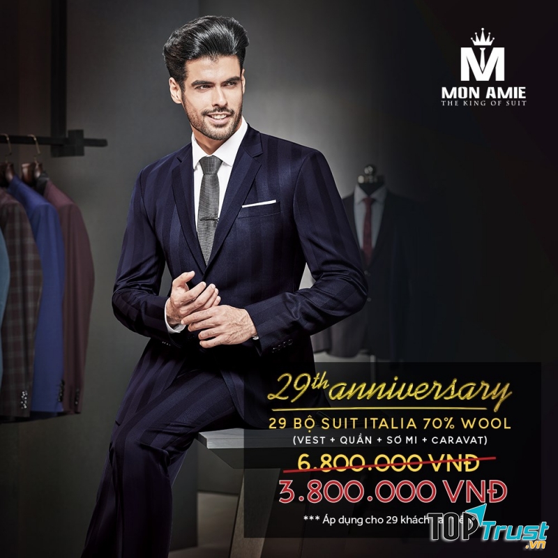 Vest nam của Mon Amie Biên Hoà cuốn hút mọi ánh nhìn.