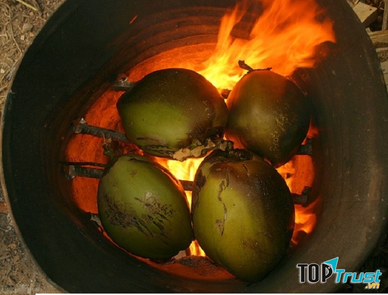 Dừa nướng