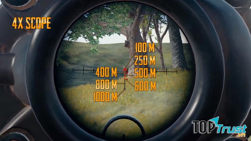 4x scope - PUBG