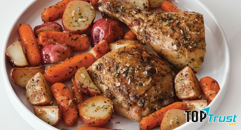 Món gà vùng Provence