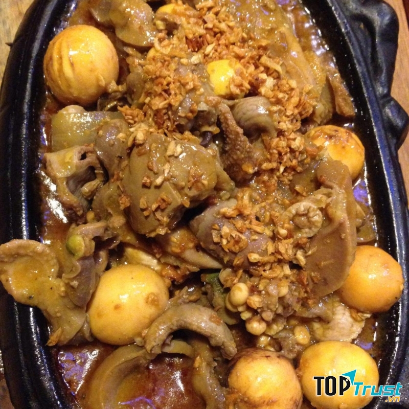 Lòng gà cháy tỏi