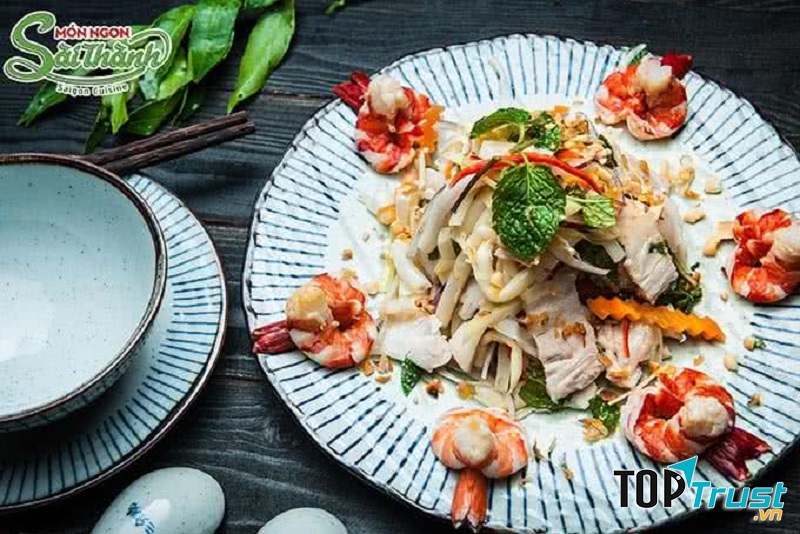 Món ăn được chăm chút đẹp mắt