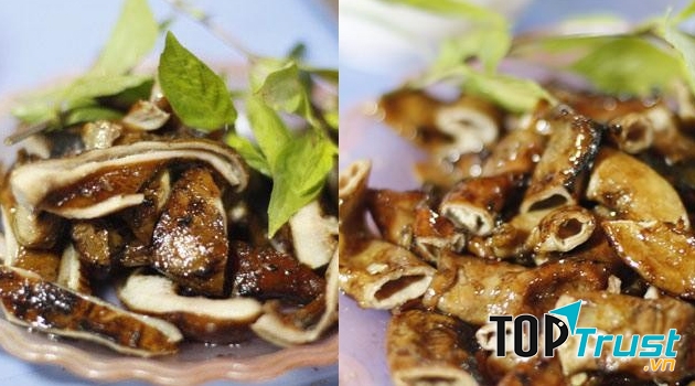 Lòng nướng phố Gầm Cầu giòn giòn dai dai đậm đà hương vị