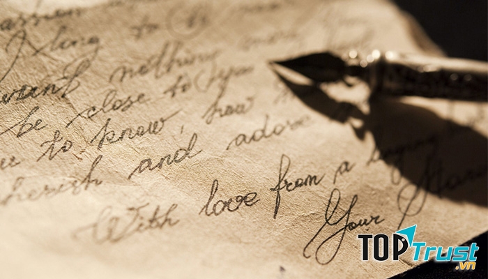 Lá thư sẽ trở thành kỷ niệm thiêng liêng được người bạn đời trân trọng.