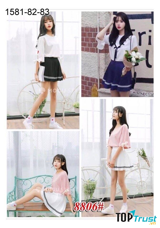 Những bộ váy áo mang lại sự trẻ trung và rất ngọt ngào