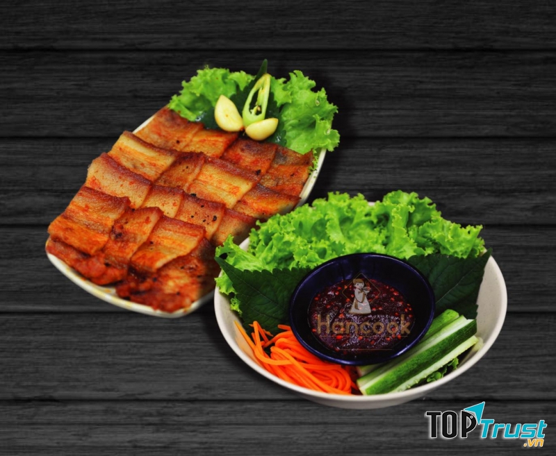Món ăn hấp dẫn tại Hancook