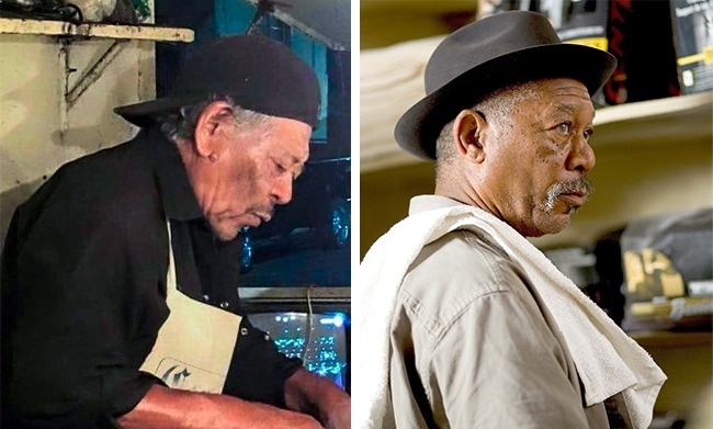 Nhìn hai bức ảnh này như một người nhưng không phải là một đâu nhé!