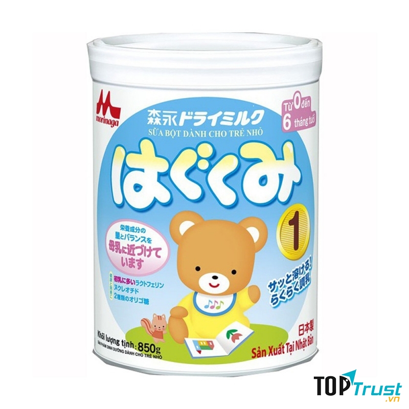 Sữa Morinaga dành cho trẻ từ 0 - 6 tháng tuổi.