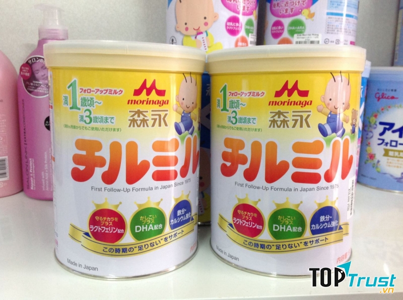 Morigana là dòng sữa bột được ưa chuộng nhất tại Nhật Bản﻿