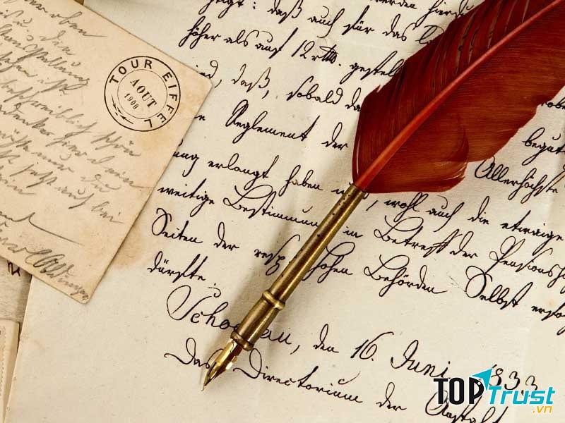 Bức thư tình, món quà lý tưởng cho ngày Valentine