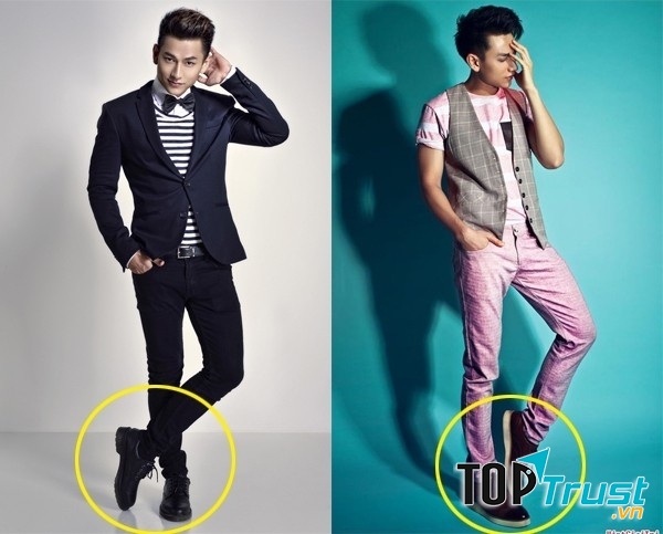 Giày độn đế không hề làm bạn bớt nam tính đi, nó chỉ giúp bạn cao thêm vài cm thôi