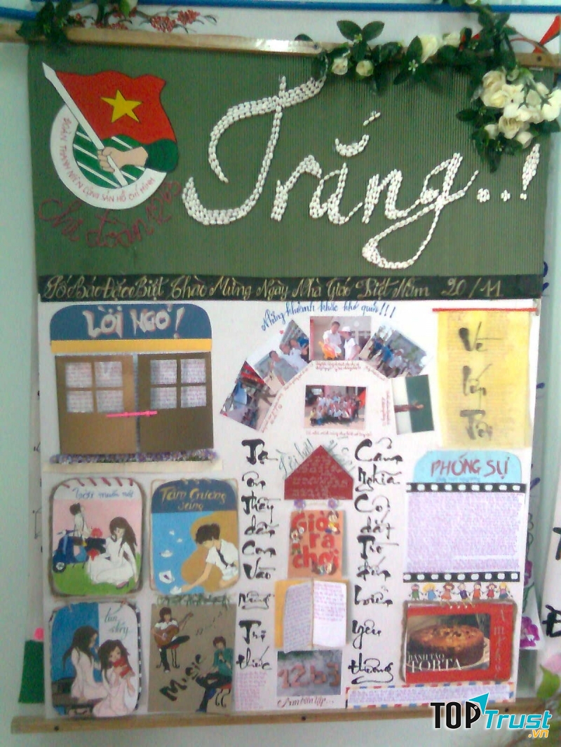 mẫu báo tự thiết kế
