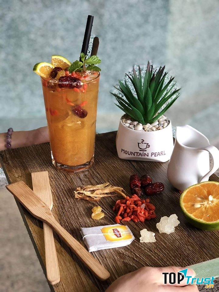 Thức uống hấp dẫn tại Mountain Pearl Coffee