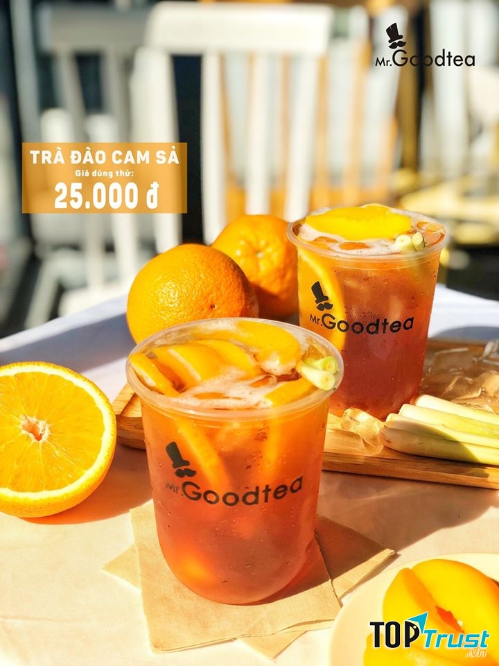 Trà đào cam sả của Mr. Good Tea