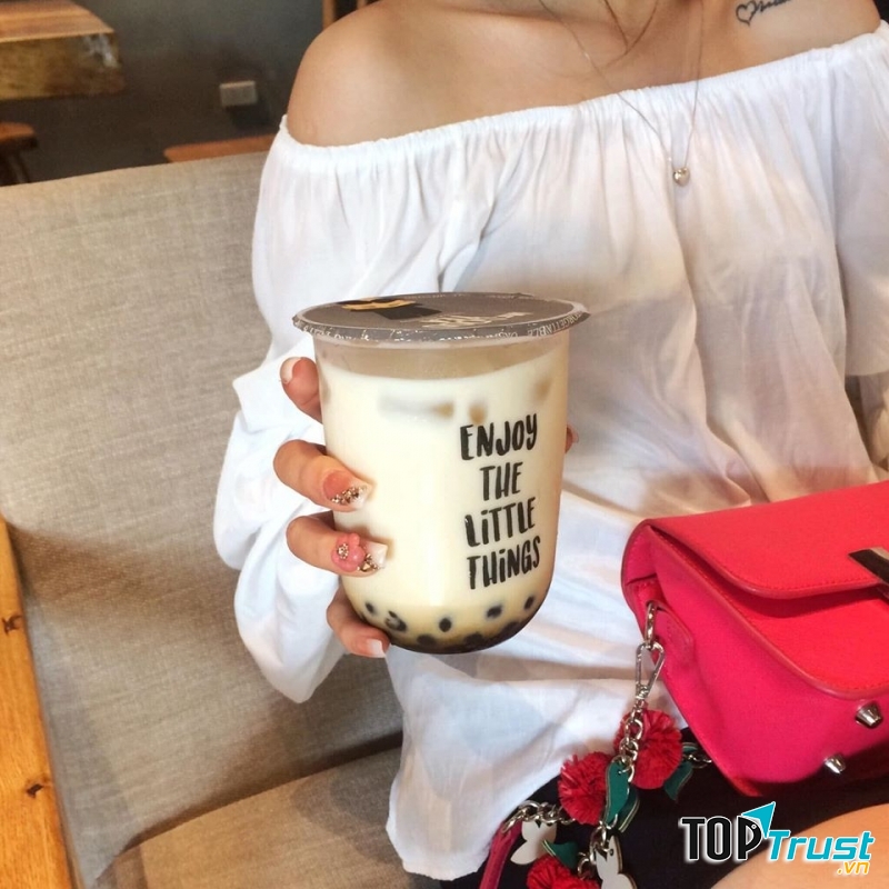 Sữa tươi trân châu đường đen Mr Good Tea