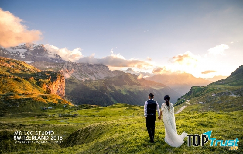 Cảnh đẹp trong gói chụp cưới tại châu Âu do Mr. Lee Studio thực hiện