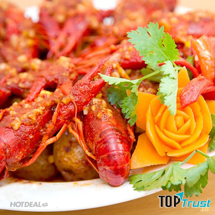 Cận cảnh món ăn tại Mr Tôm