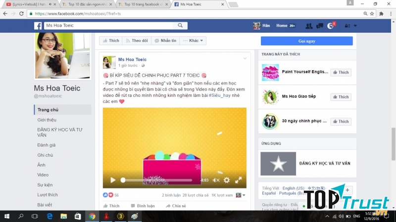 Ms Hoa Toeic
