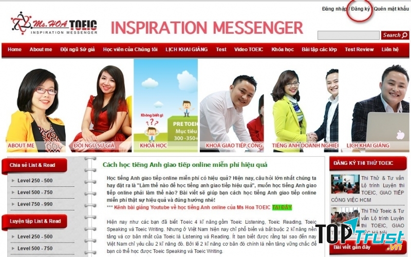 Ở Việt Nam thì Mshoatoeic đã trở thành địa điểm quen thuộc để theo học TOEIC