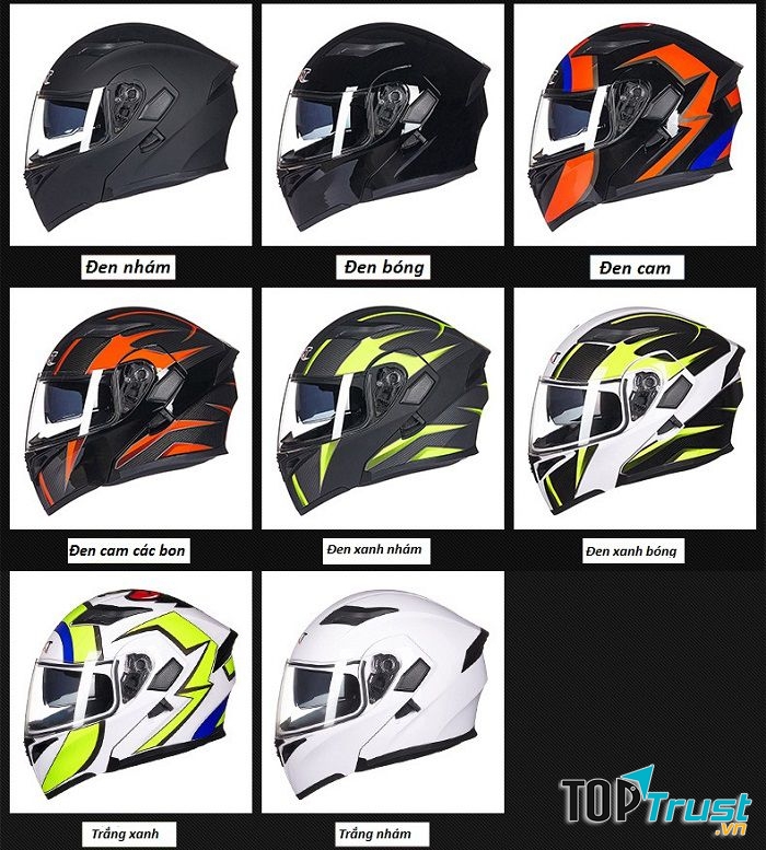 Mũ bảo hiểm GXT 2017 nhiều màu sắc cho bạn lựa chọn