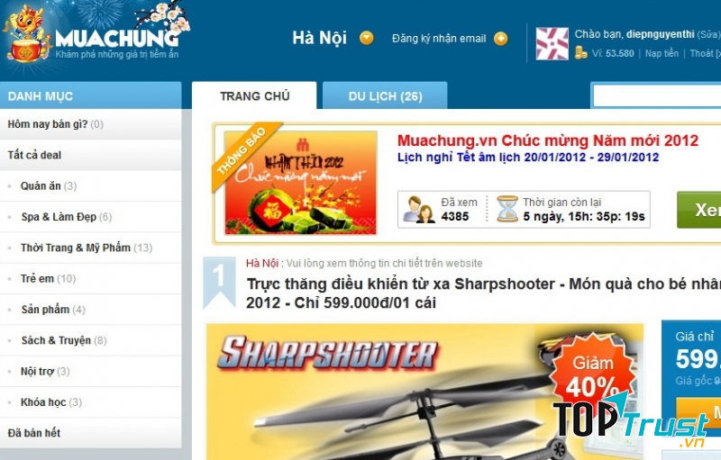Website của Mua chung