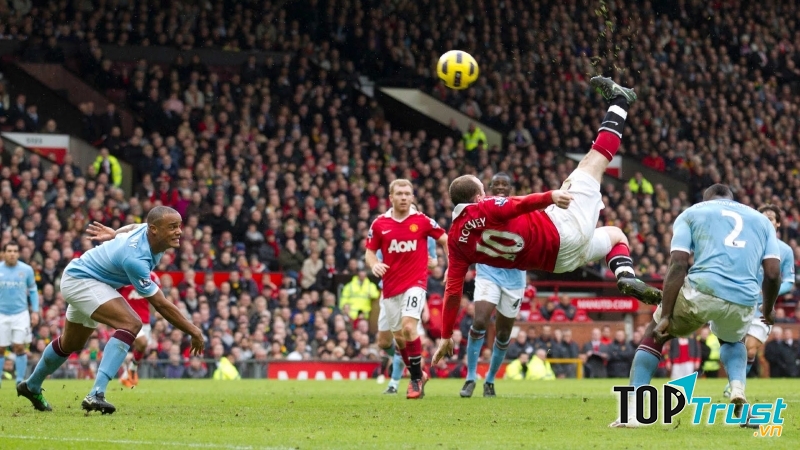 Bàn thắng đẹp nhất giải Ngoại hạng Anh thuộc về Rooney
