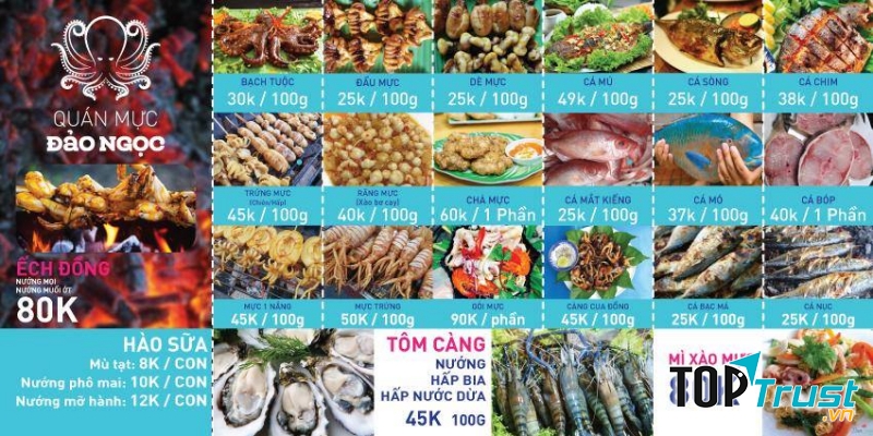 Mực Nướng Đảo Ngọc