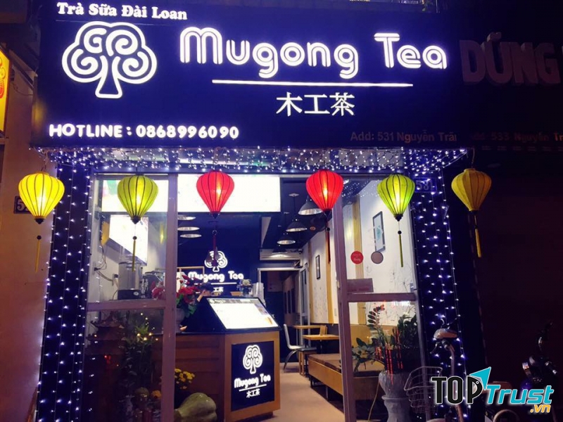 Không gian của Mugong Tea